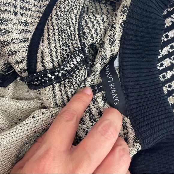 Ming Wang Multiprint Button Down Cardigan - Picture 7 of 8